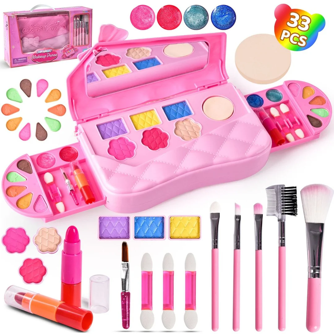 Washable Makeup Toy Kit for Girls